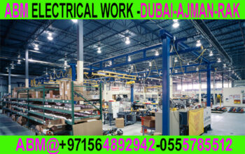 Industrial Light fixing contractor in Ajman Dubai