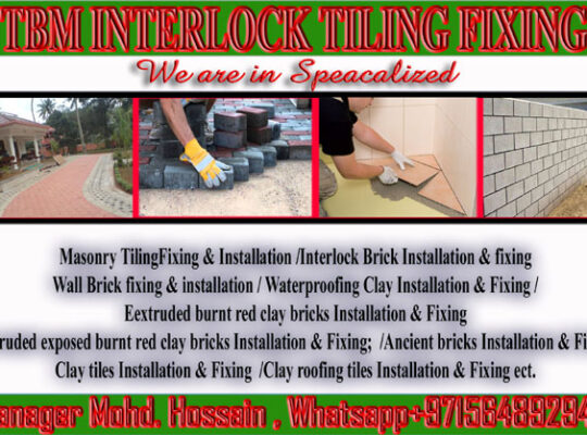 Interlock Fixing Company ajman sharjah Dubai