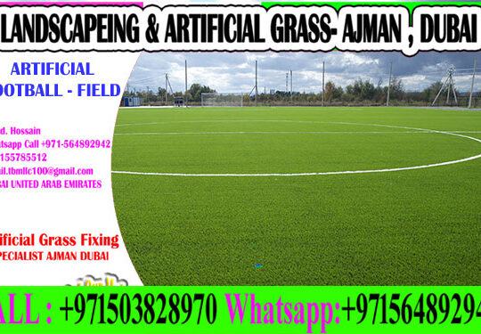 Football field Artificial Grass Fixing Dubai ,