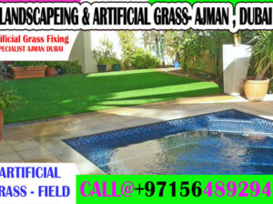 Garden Artificial Grass Fixing In Dubai -Ajman –Sh