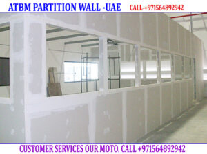 Office Gypsum Wall Partition and Painting Ajman