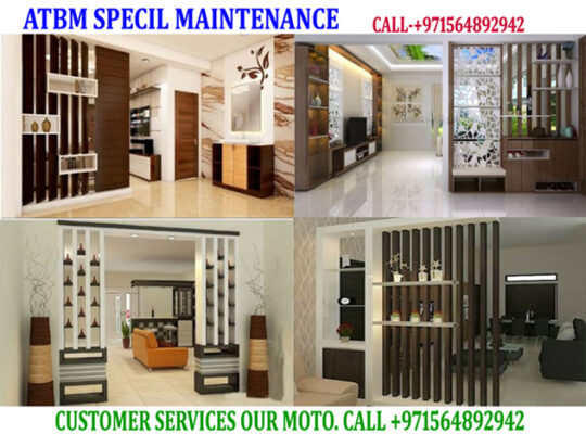 Office Gypsum Wall Partition and Painting Ajman