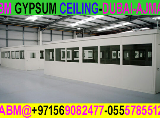 Office Gypsum Wall Partition and Painting Ajman