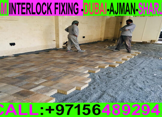 Paving Interlock Fixing Applicator Ajman Sharjah