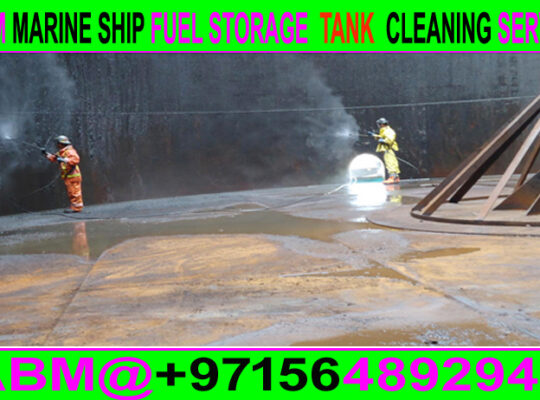 Marine Ship storage Tank Cleaning Services work