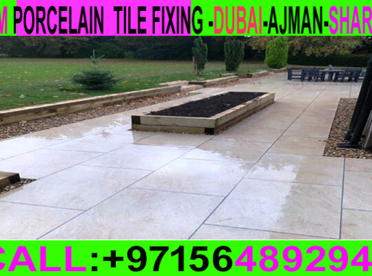 Porcelain Floor Tiles Fixing Contractor dubai ajma