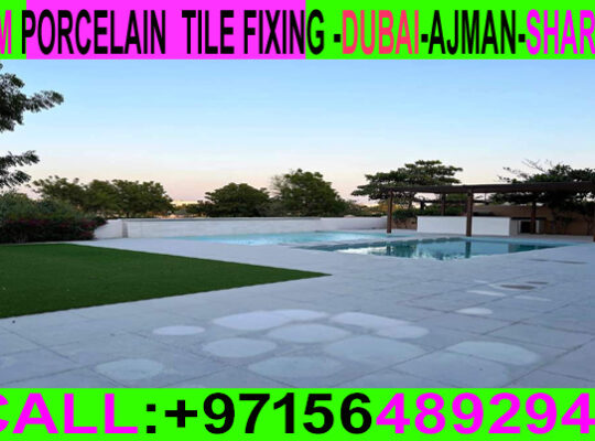 Porcelain Floor Tiles Fixing Contractor dubai ajma