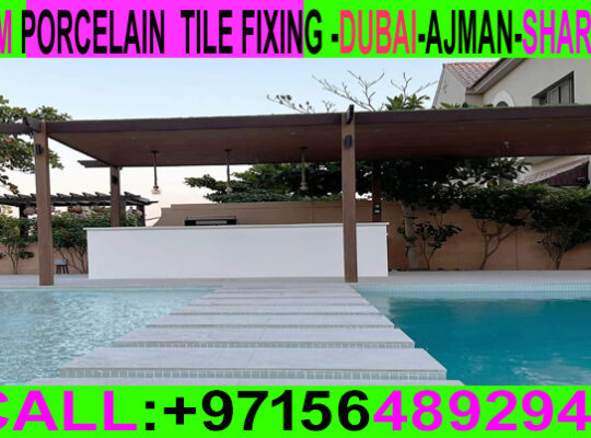 Porcelain Floor Tiles Fixing Contractor