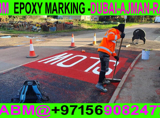 Road Marking Flooring in Ajman Dubai Rak +97156489