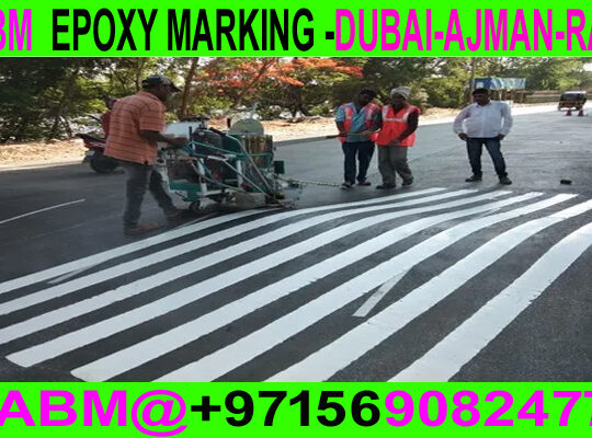 Road Marking Flooring in Ajman Dubai Rak +97156489