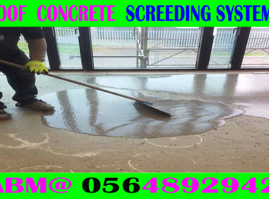 Concrete Floor Screeding Contractor Ajman Dubai Sh