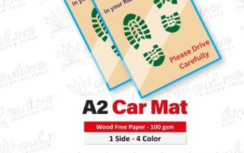 4 Colours Car Mat A2 Printing