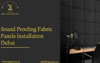 Sound Proofing Fabric Panels Installation