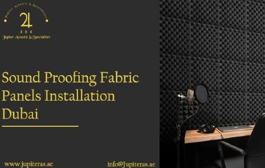 Sound Proofing Fabric Panels Installation