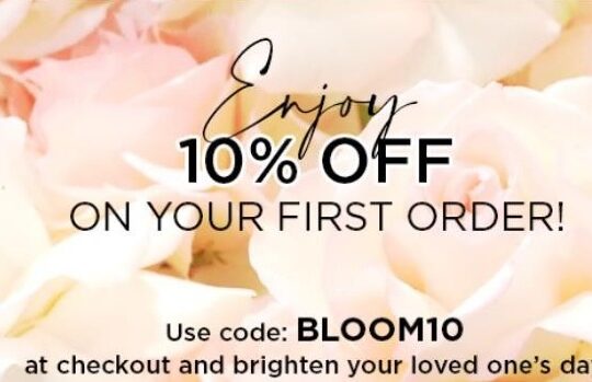 Enjoy 10% OFF Your First Flower Bouquet