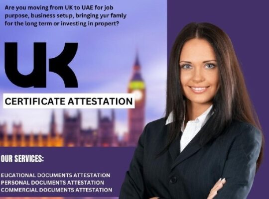 UK Certificate attestation services