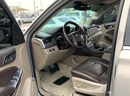 شيفورليه تاهو LT خليجي 2018 فول مواصفات جلد ودبه ك