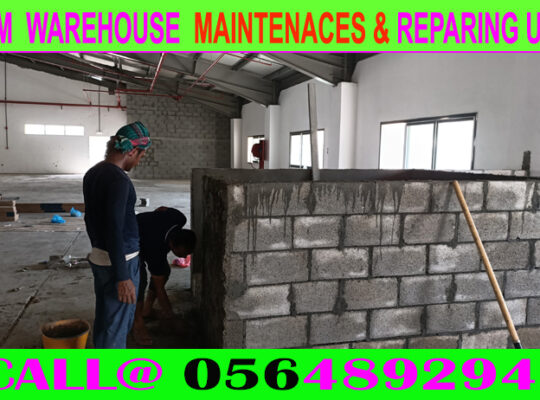 Warehouse Maintenance Repairing Ajman Dubai Sharj