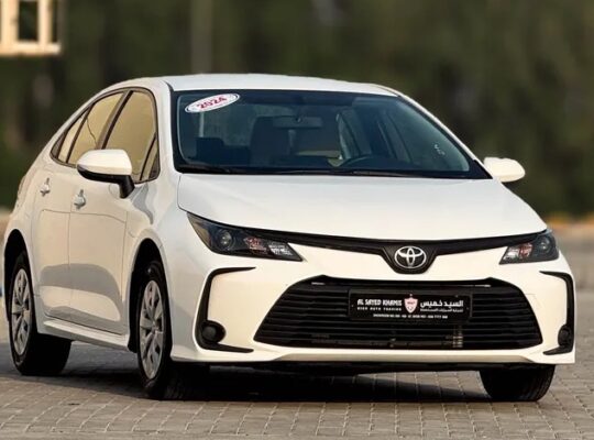 Toyota Corolla 1.6L 2024 GCC original paint, full