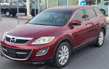 مازدا CX9 سبع مقاعد موديل 2010 لون احمر فل اوبشن