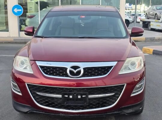 مازدا CX9 سبع مقاعد موديل 2010 لون احمر فل اوبشن