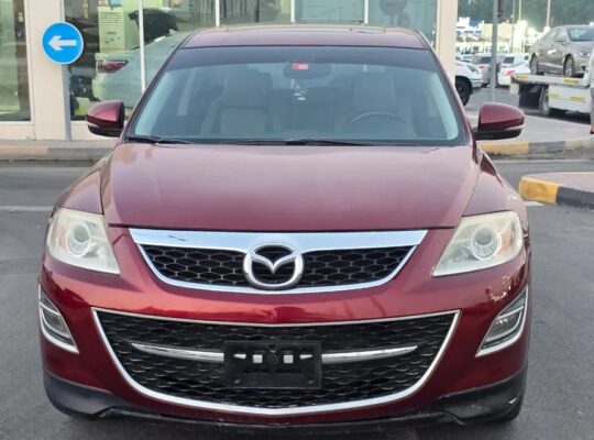 مازدا CX9 سبع مقاعد موديل 2010 لون احمر فل اوبشن 1
