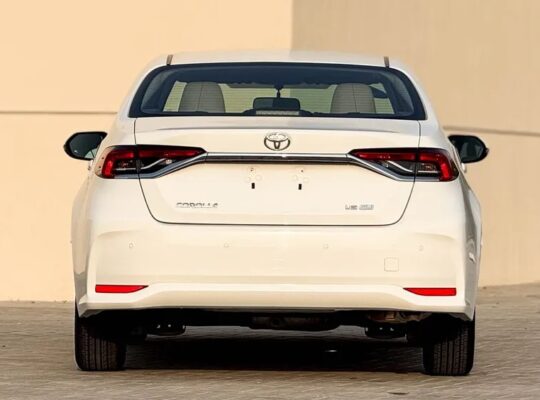 Toyota Corolla 1.6L 2024 GCC original paint, full