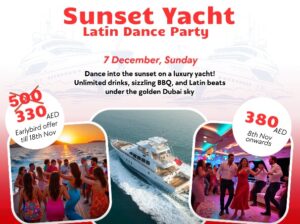 Dubai’s Hottest Sunset Yacht Latin Dance Party