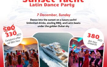 Dubai’s Hottest Sunset Yacht Latin Dance Party