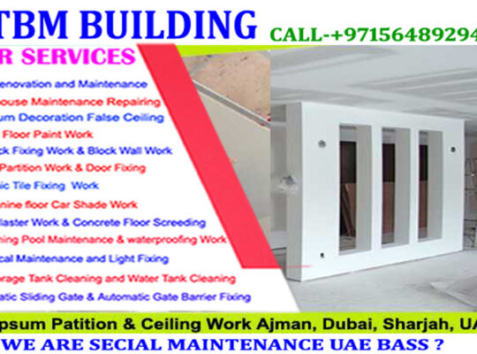 General Maintenance Contractor in Dubai Ajman Sh