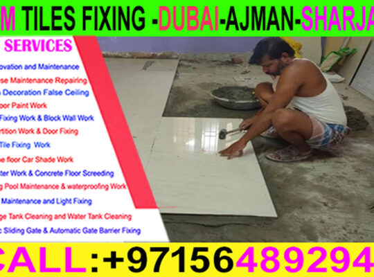 General Maintenance Contractor in Dubai Ajman Sh