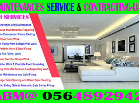 Building Renovation Maintenance Contractor in UAE