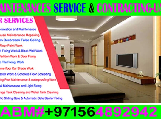Building Renovation Maintenance Contractor in UAE