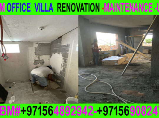 Building Villa Renovation and Maintenance in Ajman