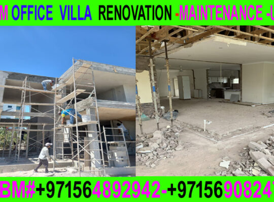 Renovation and Maintenance Repairing Contractor