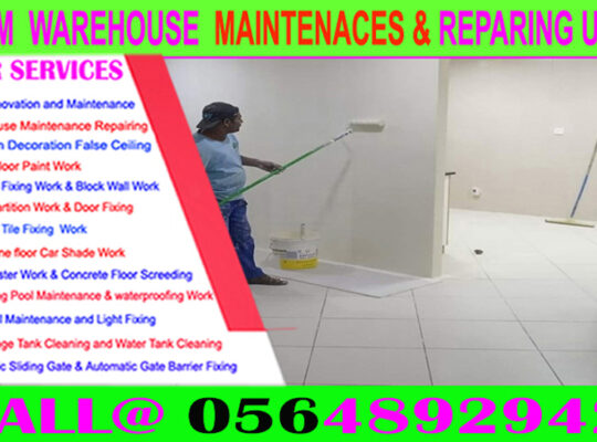 Warehouse Maintenance Repairing in Ajman Dubai Sha
