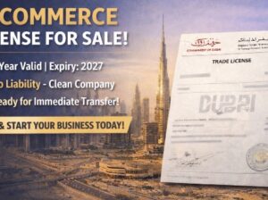 Active E-Commerce Trade License For SaLe