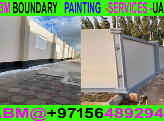 Boundary Wall Painting Services Company in Dubai