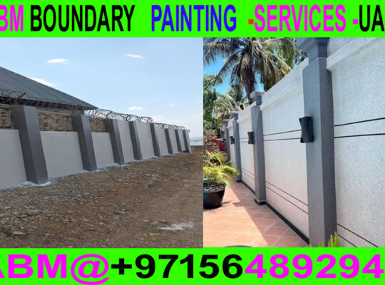 Boundary Wall Painting Services Company in Dubai