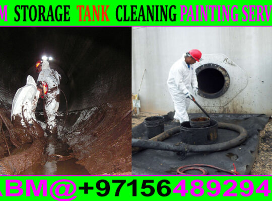 Oil Storage Tank Cleaning Services work in Ajman