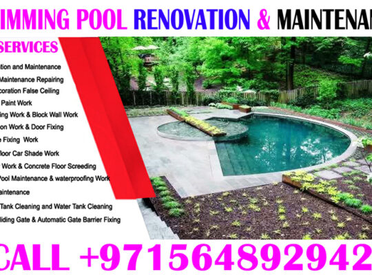 Swimming Pool Renovation Maintenance in Dubai Ajma
