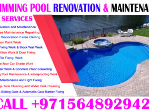 Swimming Pool waterproofing Maintenance in ajman