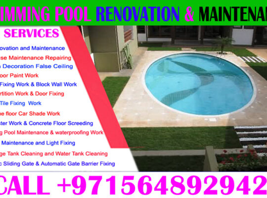 Swimming Pool Renovation Maintenance in Dubai Ajma