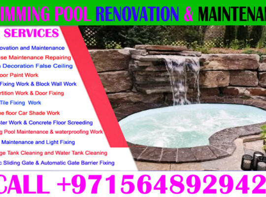Swimming Pool Renovation Maintenance in Dubai Ajma