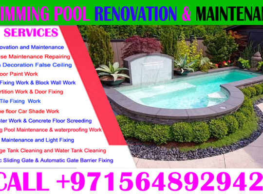 Swimming Pool Renovation Maintenance in Dubai Ajma