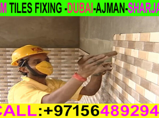 Ceramic Tile Supply Fixing Contractor in Sharjah A
