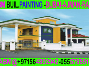 Real east Building villa Painting Ajman Sharjah