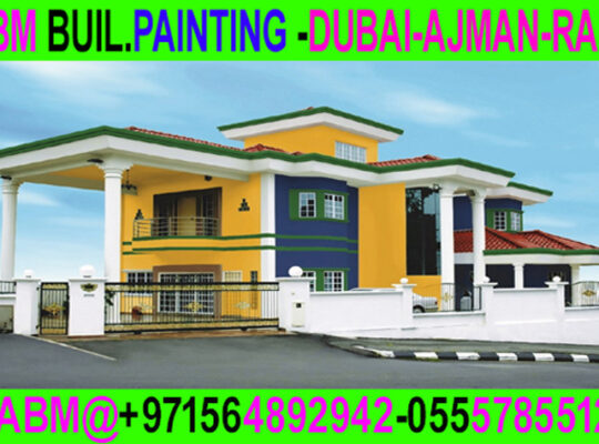 Real east Building villa Painting Ajman Sharjah