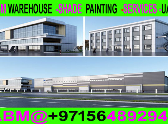 Warehouse Roof Panel painting contractor in Dubai