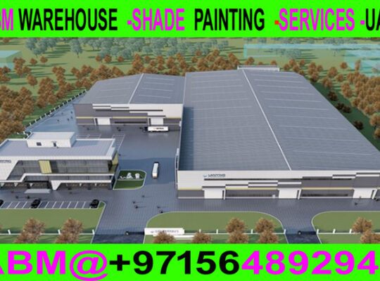Warehouse Roof Panel painting contractor in Dubai